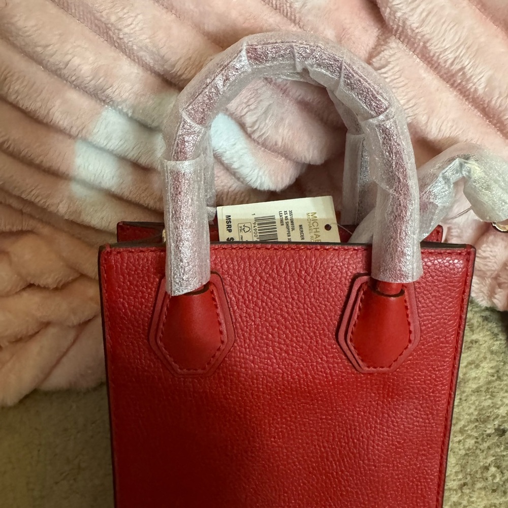 Michael Kors Red Mini Bag - Picture 3 of 4